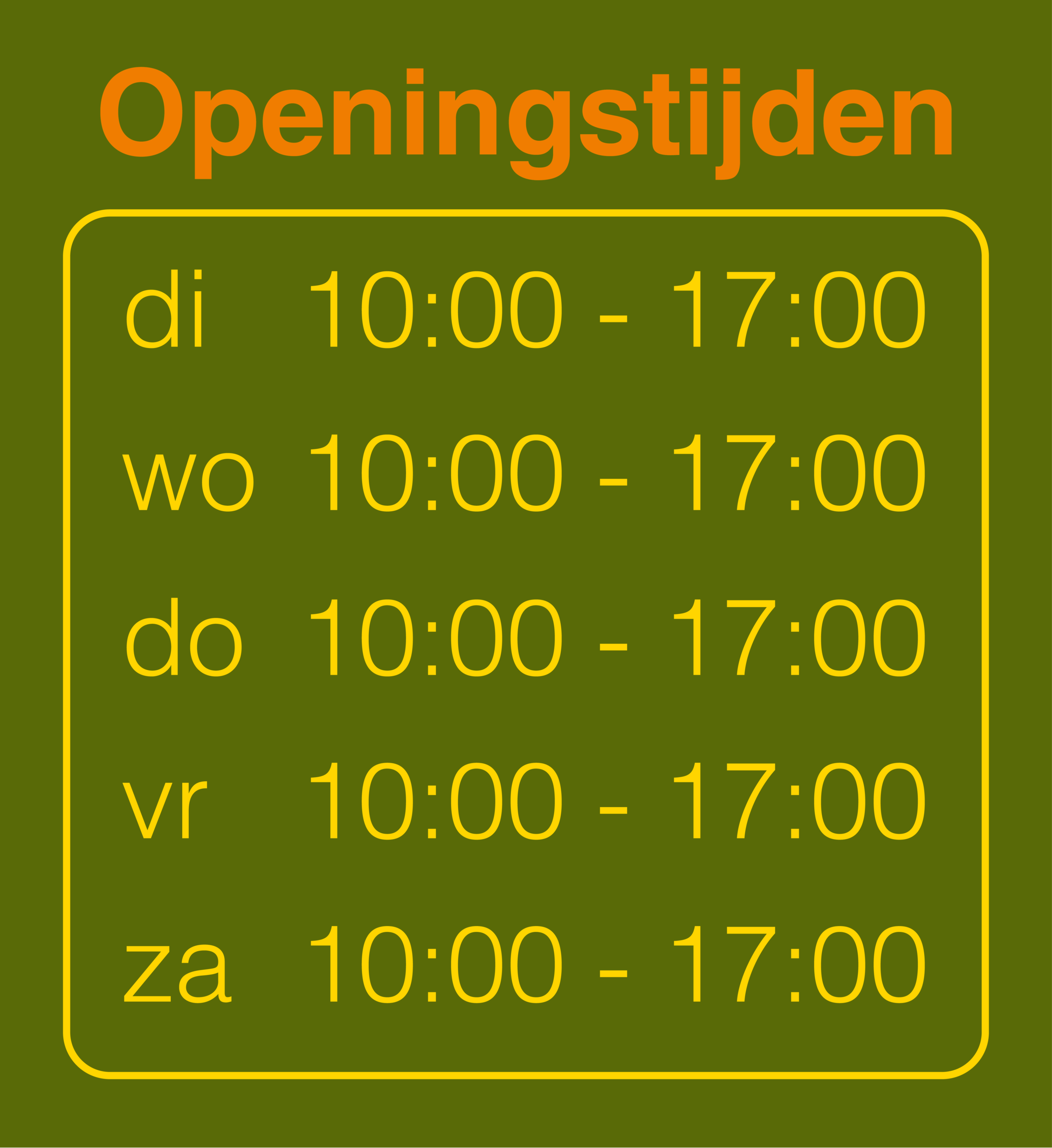 openingstijden website k&z